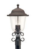 GENERATION LIGHTING TRAFALGAR THREE LIGHT OUTDOOR POST LANTERN - Post