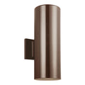 VISUAL COMFORT & CO., OUTDOOR CYLINDERS TWO LIGHT OUTDOOR WALL LANTERN, OUTDOOR WALL LIGHTS