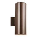 VISUAL COMFORT & CO., OUTDOOR CYLINDERS TWO LIGHT OUTDOOR WALL LANTERN, OUTDOOR WALL LIGHTS