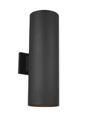 VISUAL COMFORT STUDIO, OUTDOOR CYLINDERS TWO LIGHT OUTDOOR WALL LANTERN, OUTDOOR WALL LIGHTS