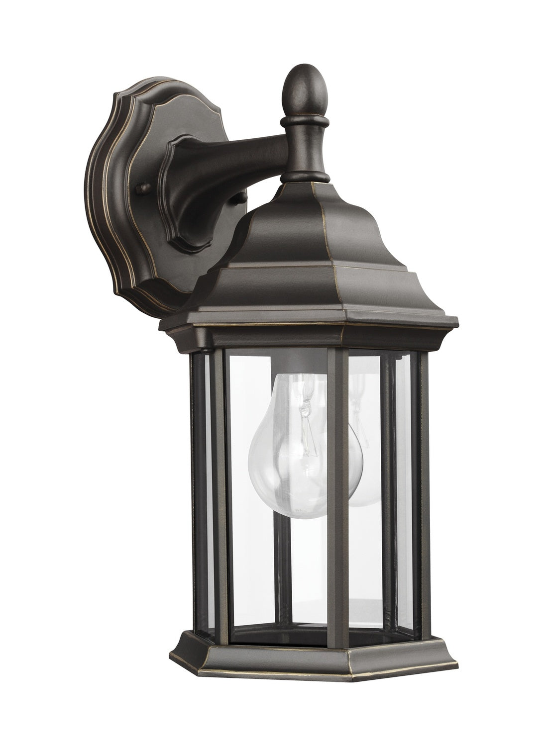 GENERATION LIGHTING, SEVIER ONE LIGHT DOWNLIGHT OUTDOOR WALL LANTERN, OUTDOOR WALL LIGHTS