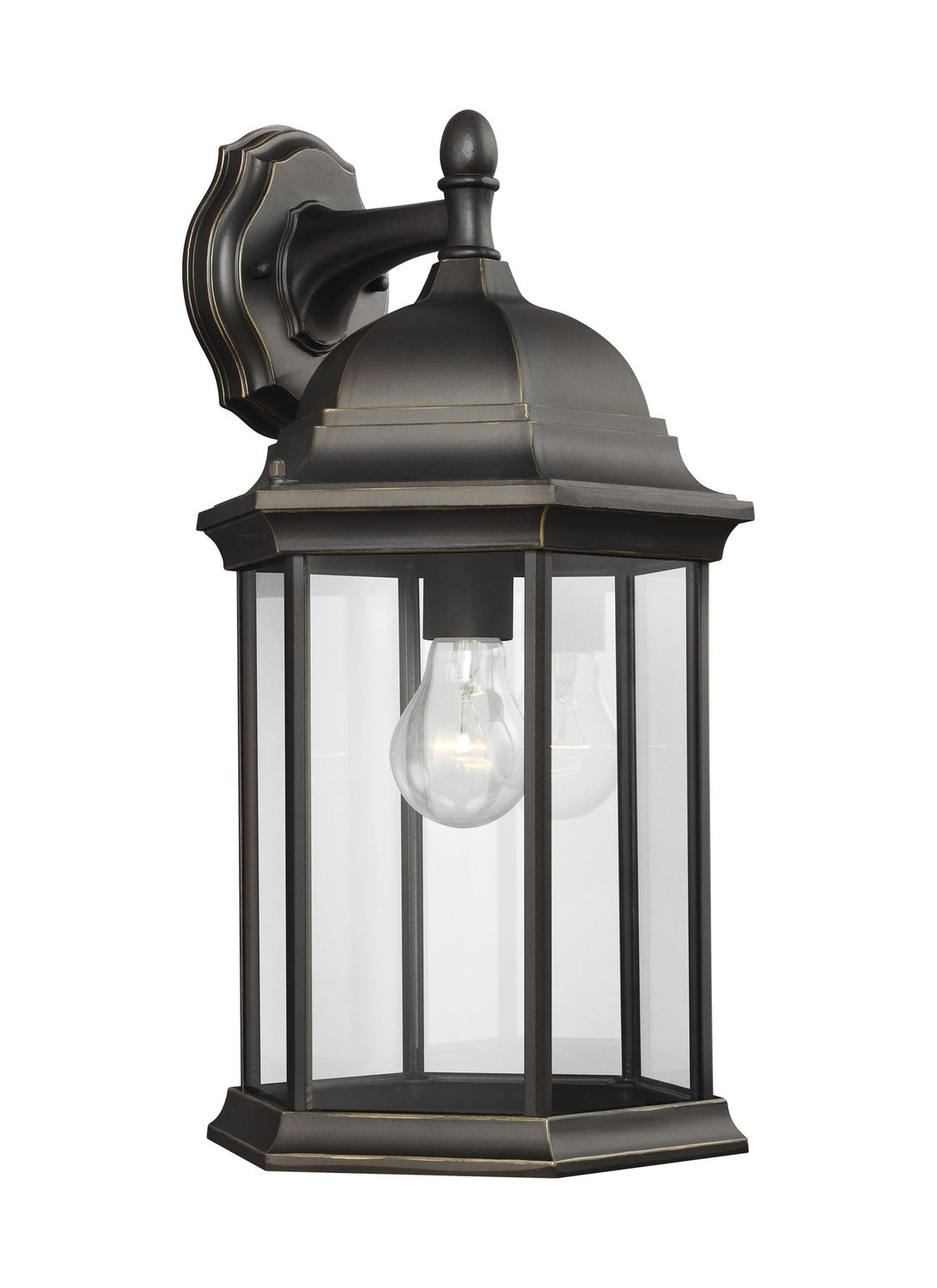 GENERATION LIGHTING, SEVIER ONE LIGHT DOWNLIGHT OUTDOOR WALL LANTERN, OUTDOOR WALL LIGHTS