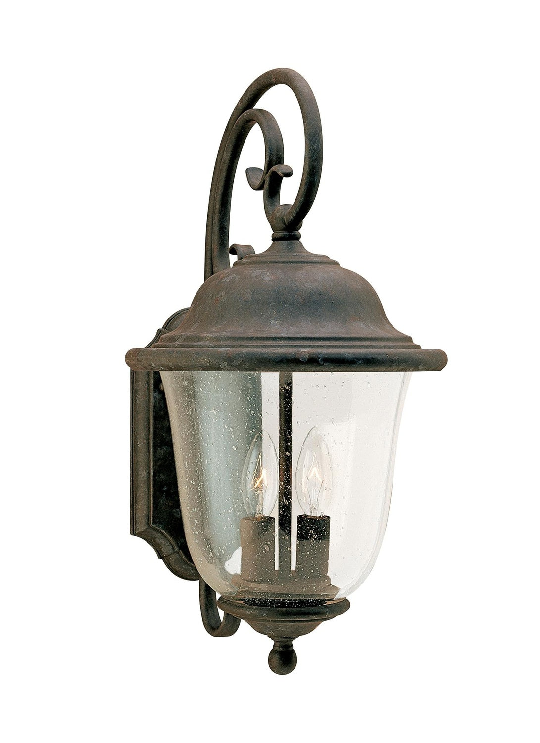 GENERATION LIGHTING, TRAFALGAR TWO LIGHT OUTDOOR WALL LANTERN, OUTDOOR WALL LIGHTS
