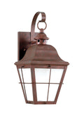 GENERATION LIGHTING, CHATHAM ONE LIGHT OUTDOOR WALL LANTERN, OUTDOOR WALL LIGHTS