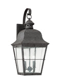 GENERATION LIGHTING, CHATHAM TWO LIGHT OUTDOOR WALL LANTERN, OUTDOOR WALL LIGHTS