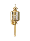 GENERATION LIGHTING, CLASSICO ONE LIGHT OUTDOOR WALL LANTERN, OUTDOOR WALL LIGHTS
