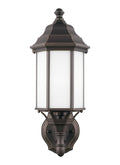 GENERATION LIGHTING, SEVIER ONE LIGHT UPLIGHT OUTDOOR WALL LANTERN, OUTDOOR WALL LIGHTS
