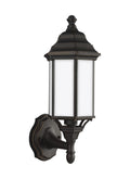 GENERATION LIGHTING, SEVIER ONE LIGHT UPLIGHT OUTDOOR WALL LANTERN, OUTDOOR WALL LIGHTS
