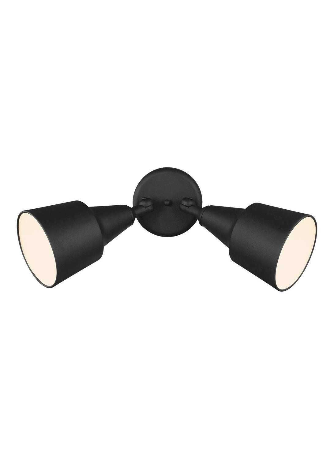 GENERATION LIGHTING, TWO LIGHT ADJUSTABLE SWIVEL FLOOD LIGHT, OUTDOOR WALL LIGHTS