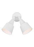 GENERATION LIGHTING, TWO LIGHT ADJUSTABLE SWIVEL FLOOD LIGHT, OUTDOOR WALL LIGHTS