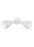 GENERATION LIGHTING, TWO LIGHT ADJUSTABLE SWIVEL FLOOD LIGHT, OUTDOOR WALL LIGHTS