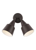 GENERATION LIGHTING, TWO LIGHT ADJUSTABLE SWIVEL FLOOD LIGHT, OUTDOOR WALL LIGHTS