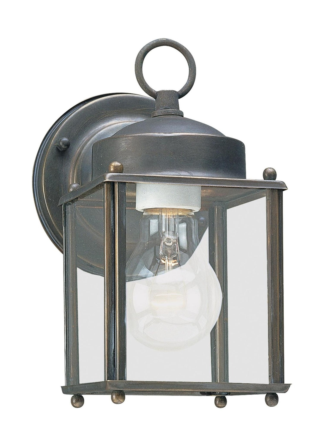 GENERATION LIGHTING, NEW CASTLE ONE LIGHT OUTDOOR WALL LANTERN, OUTDOOR WALL LIGHTS