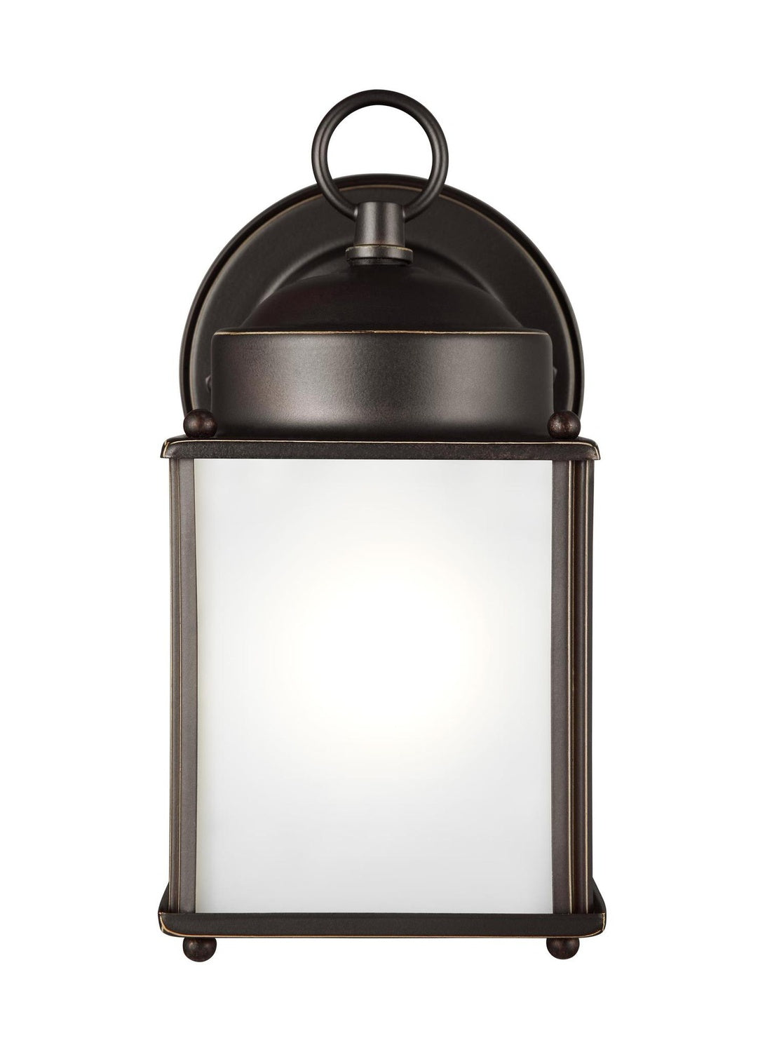 GENERATION LIGHTING, NEW CASTLE ONE LIGHT OUTDOOR WALL LANTERN, OUTDOOR WALL LIGHTS