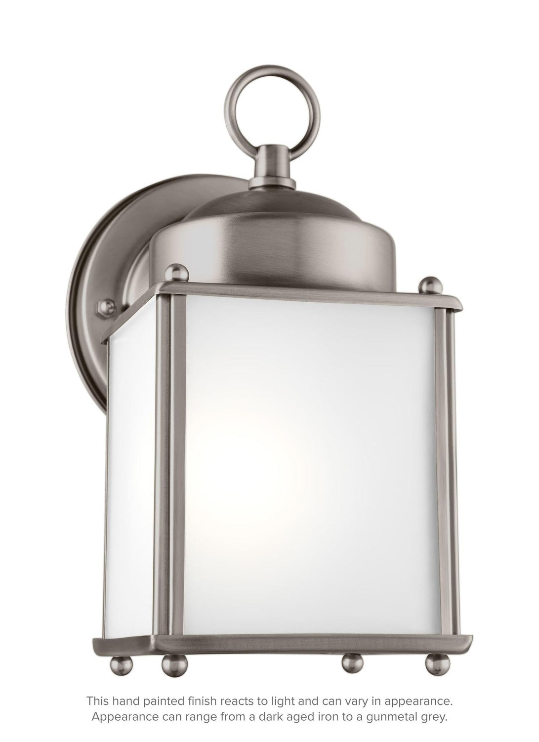 GENERATION LIGHTING, NEW CASTLE ONE LIGHT OUTDOOR WALL LANTERN, OUTDOOR WALL LIGHTS