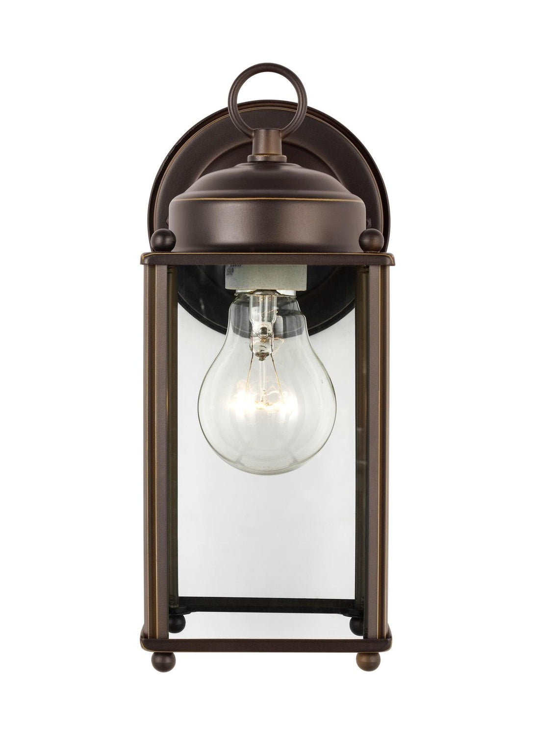 GENERATION LIGHTING, NEW CASTLE ONE LIGHT OUTDOOR WALL LANTERN, OUTDOOR WALL LIGHTS