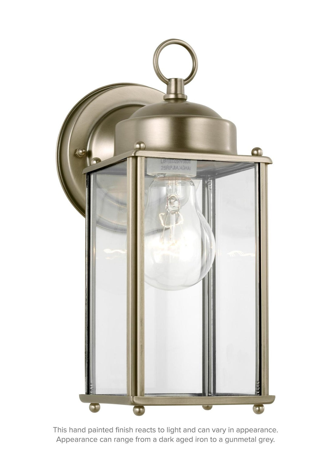 GENERATION LIGHTING, NEW CASTLE ONE LIGHT OUTDOOR WALL LANTERN, OUTDOOR WALL LIGHTS
