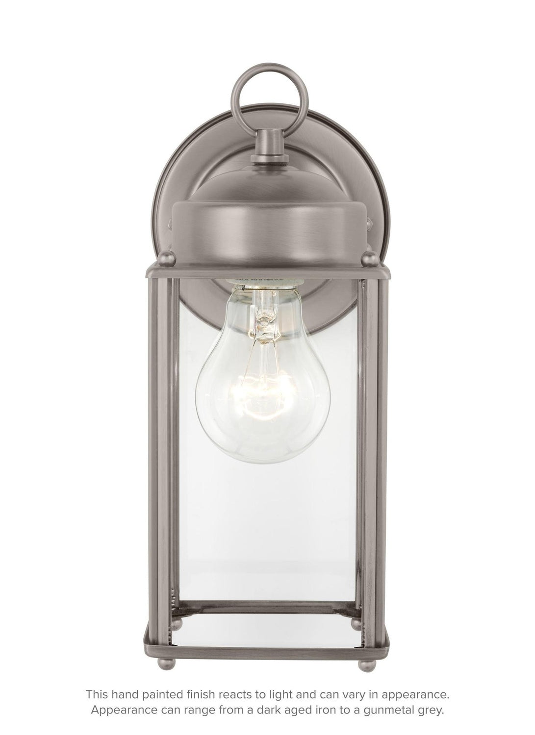 GENERATION LIGHTING, NEW CASTLE ONE LIGHT OUTDOOR WALL LANTERN, OUTDOOR WALL LIGHTS