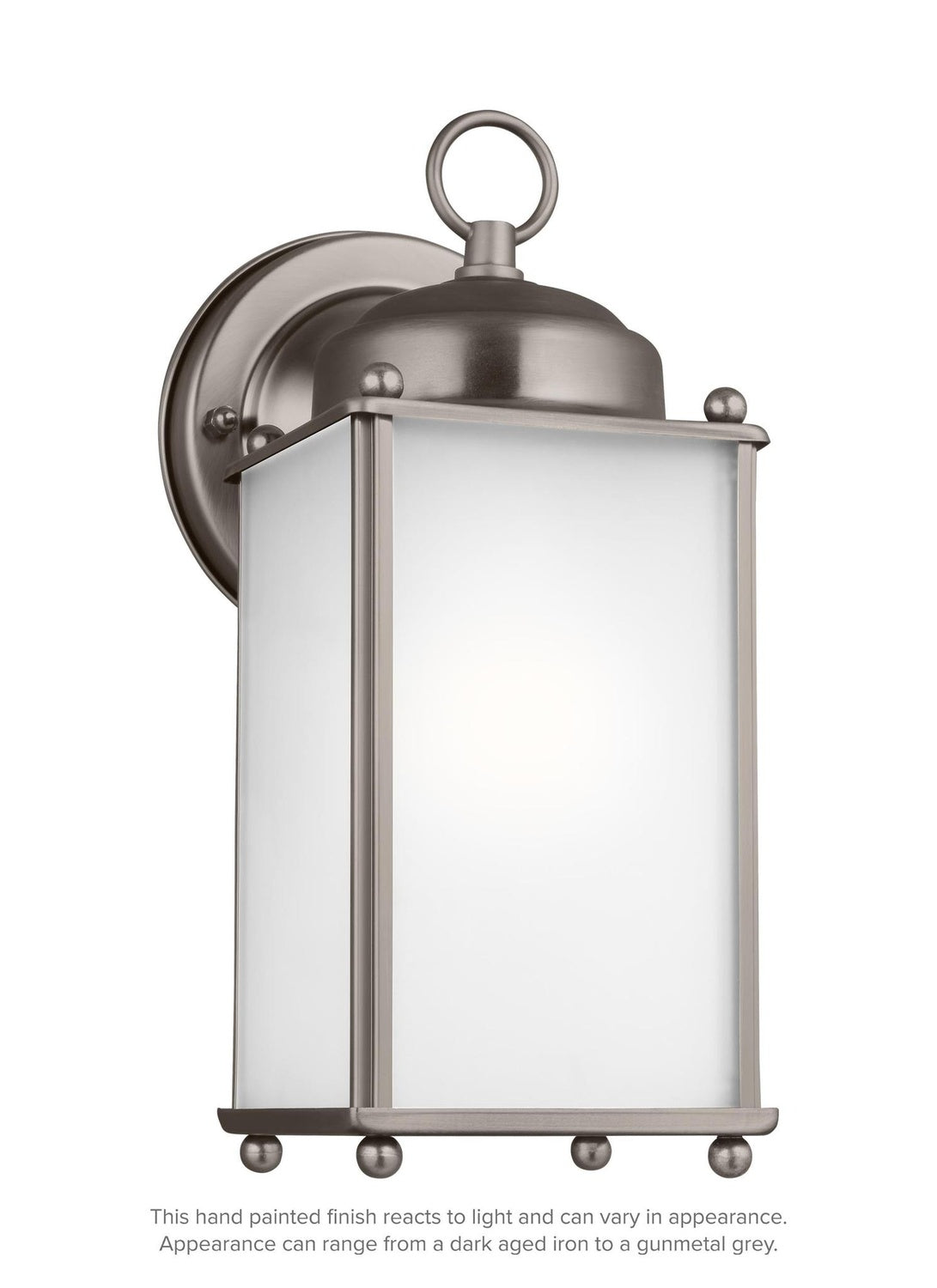 GENERATION LIGHTING, NEW CASTLE ONE LIGHT OUTDOOR WALL LANTERN, OUTDOOR WALL LIGHTS