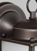 GENERATION LIGHTING, NEW CASTLE ONE LIGHT OUTDOOR WALL LANTERN, OUTDOOR WALL LIGHTS