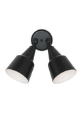GENERATION LIGHTING, TWO LIGHT ADJUSTABLE SWIVEL FLOOD LIGHT, OUTDOOR WALL LIGHTS
