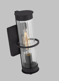VISUAL COMFORT STUDIO, ALCONA ONE LIGHT OUTDOOR WALL LANTERN, OUTDOOR WALL LIGHTS