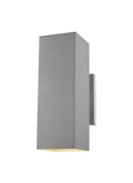 VISUAL COMFORT & CO., POHL TWO LIGHT OUTDOOR WALL LANTERN, OUTDOOR WALL LIGHTS