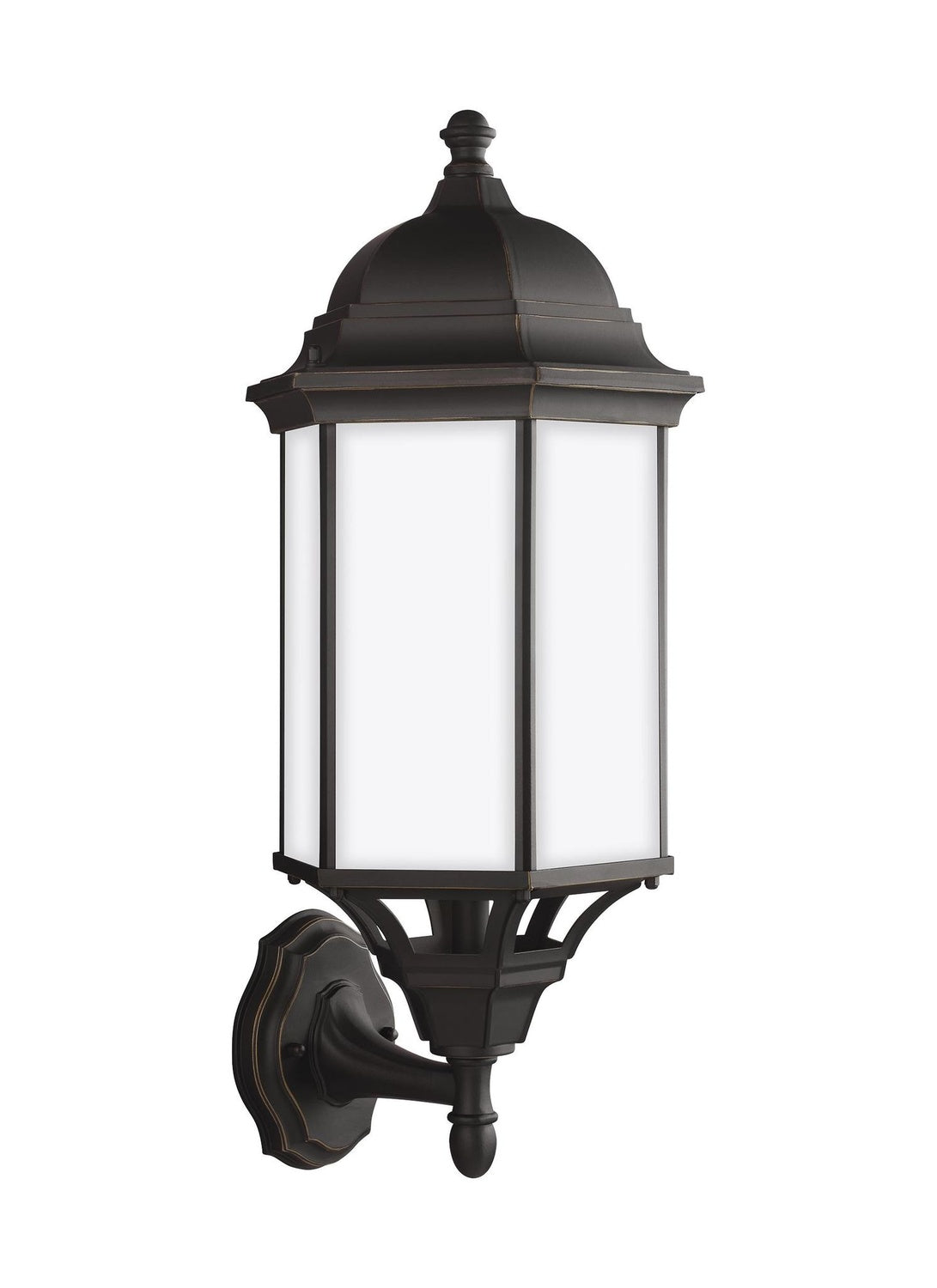 GENERATION LIGHTING, SEVIER ONE LIGHT UPLIGHT OUTDOOR WALL LANTERN, OUTDOOR WALL LIGHTS