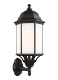 GENERATION LIGHTING, SEVIER ONE LIGHT UPLIGHT OUTDOOR WALL LANTERN, OUTDOOR WALL LIGHTS