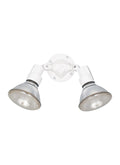 GENERATION LIGHTING, TWO LIGHT ADJUSTABLE SWIVEL FLOOD LIGHT, OUTDOOR WALL LIGHTS