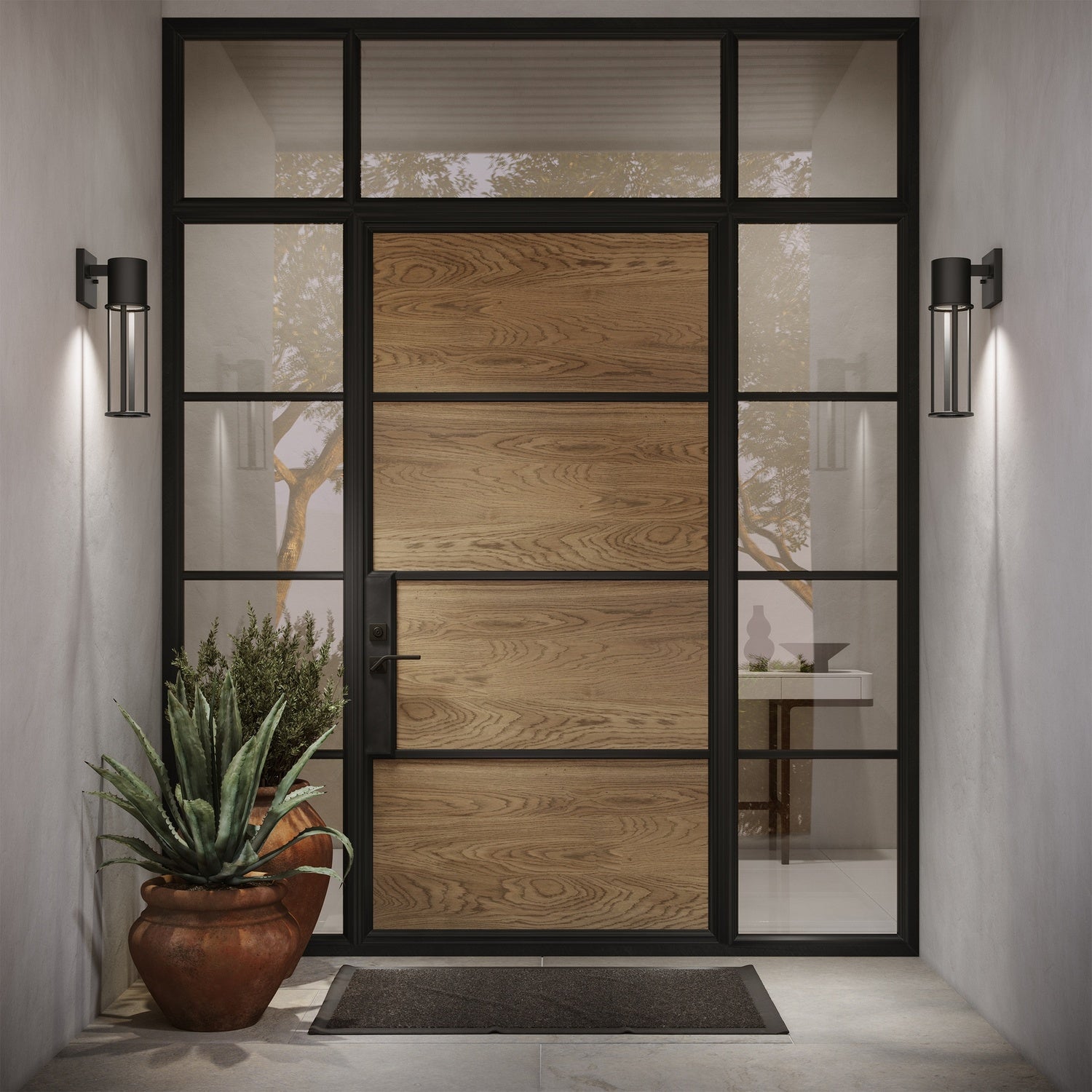 VISUAL COMFORT & CO., UNION LED OUTDOOR WALL LANTERN, OUTDOOR WALL LIGHTS