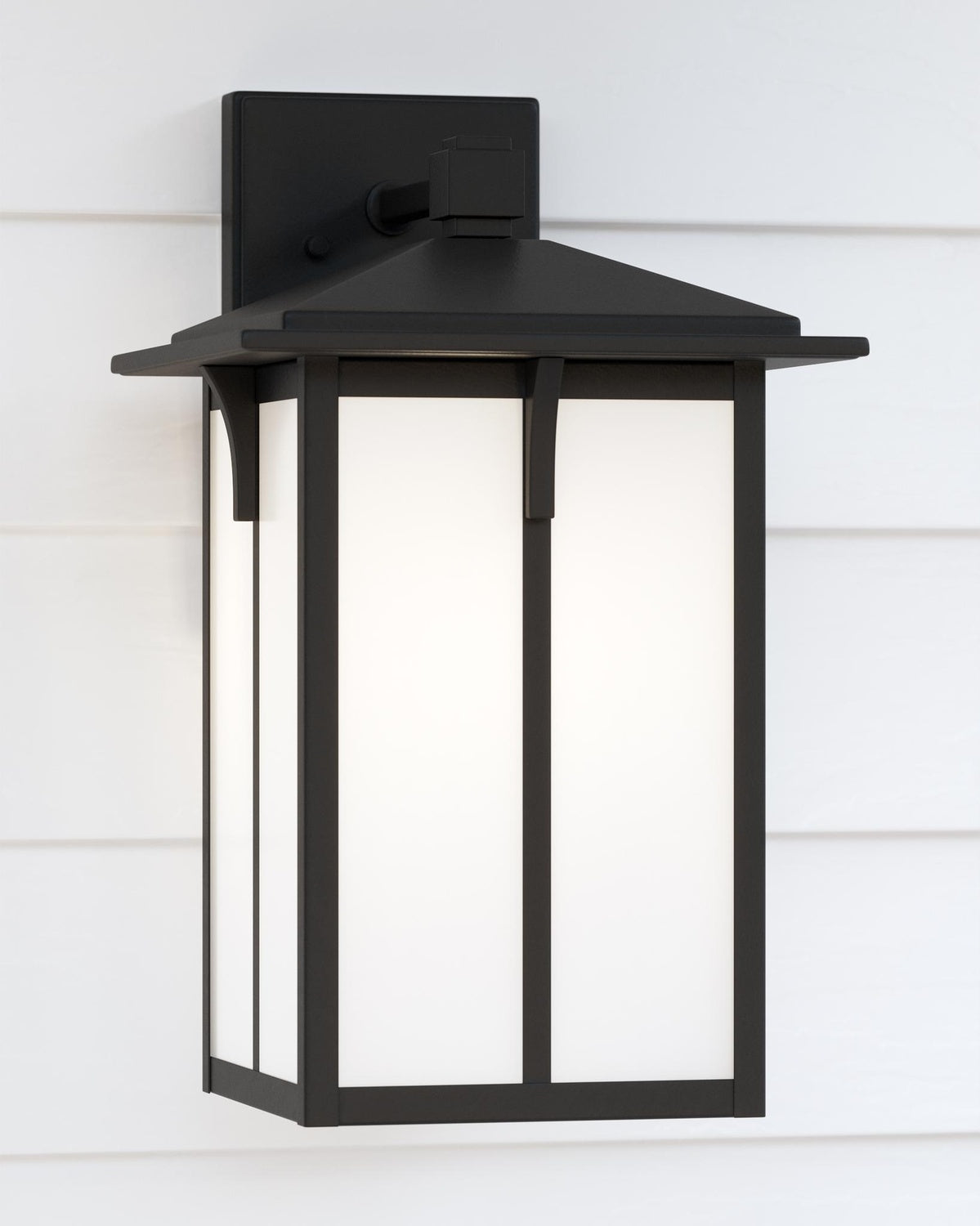 GENERATION LIGHTING, TOMEK ONE LIGHT OUTDOOR WALL LANTERN, OUTDOOR WALL LIGHTS