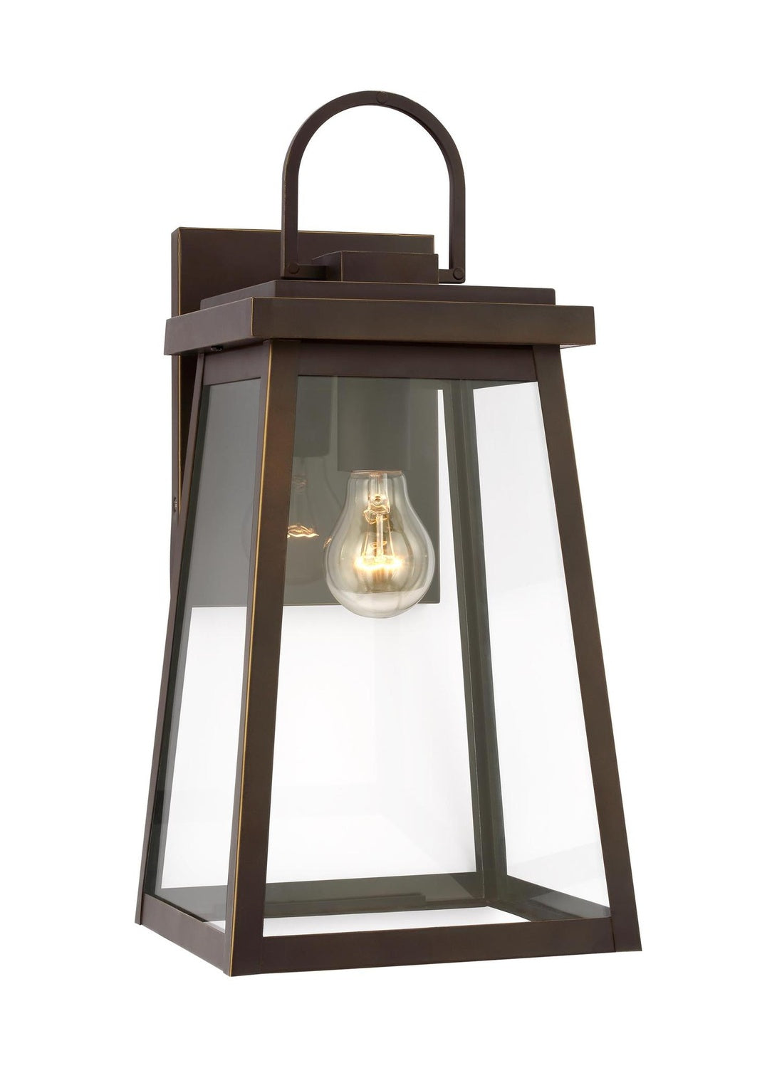 VISUAL COMFORT STUDIO, FOUNDERS ONE LIGHT OUTDOOR WALL LANTERN, OUTDOOR WALL LIGHTS