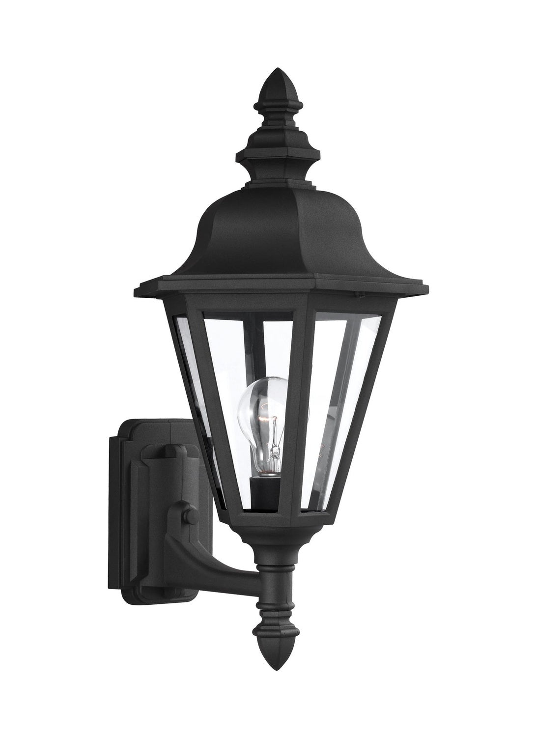 GENERATION LIGHTING, BRENTWOOD ONE LIGHT OUTDOOR WALL LANTERN, OUTDOOR WALL LIGHTS