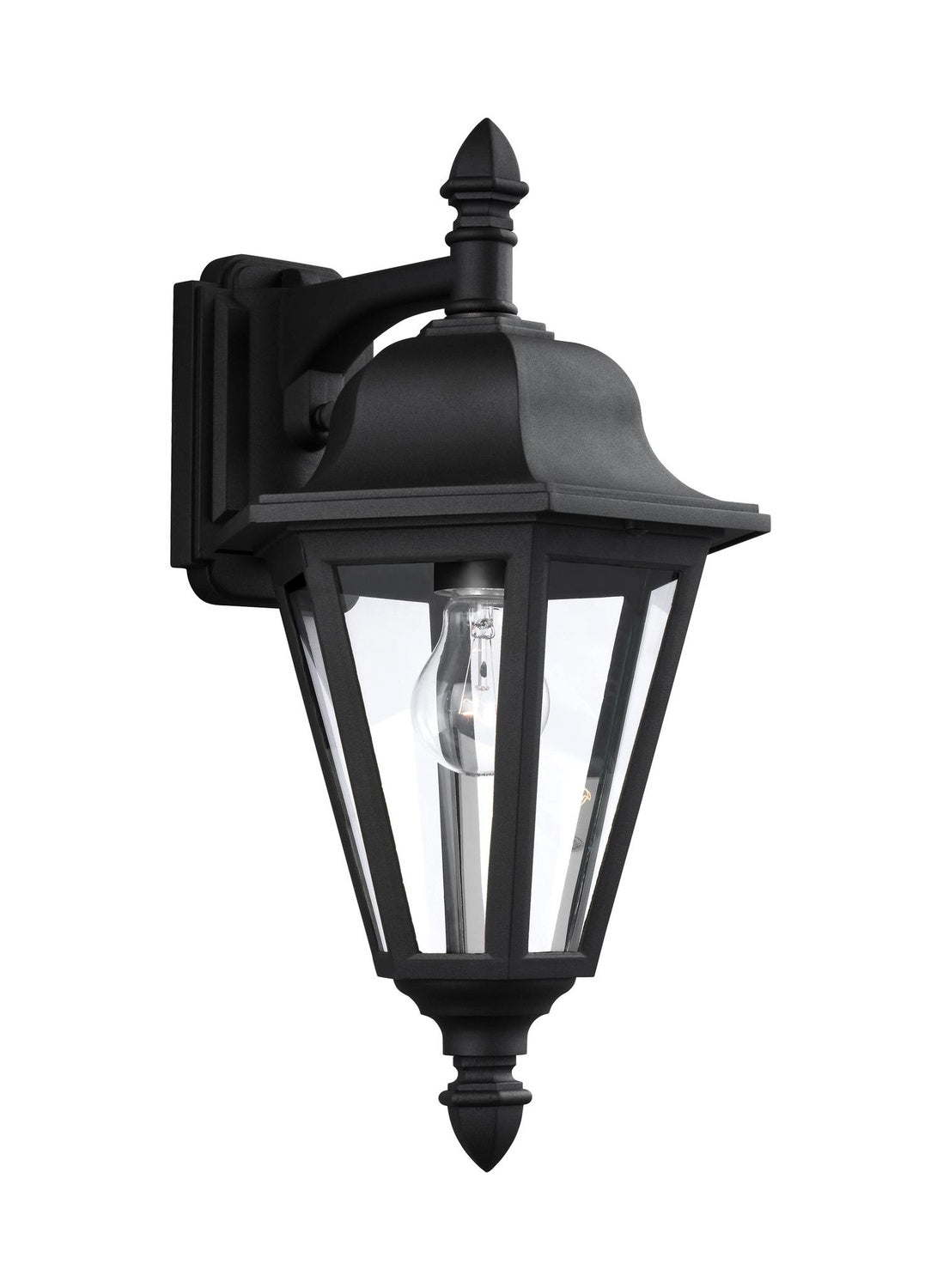 GENERATION LIGHTING, BRENTWOOD ONE LIGHT OUTDOOR WALL LANTERN, OUTDOOR WALL LIGHTS
