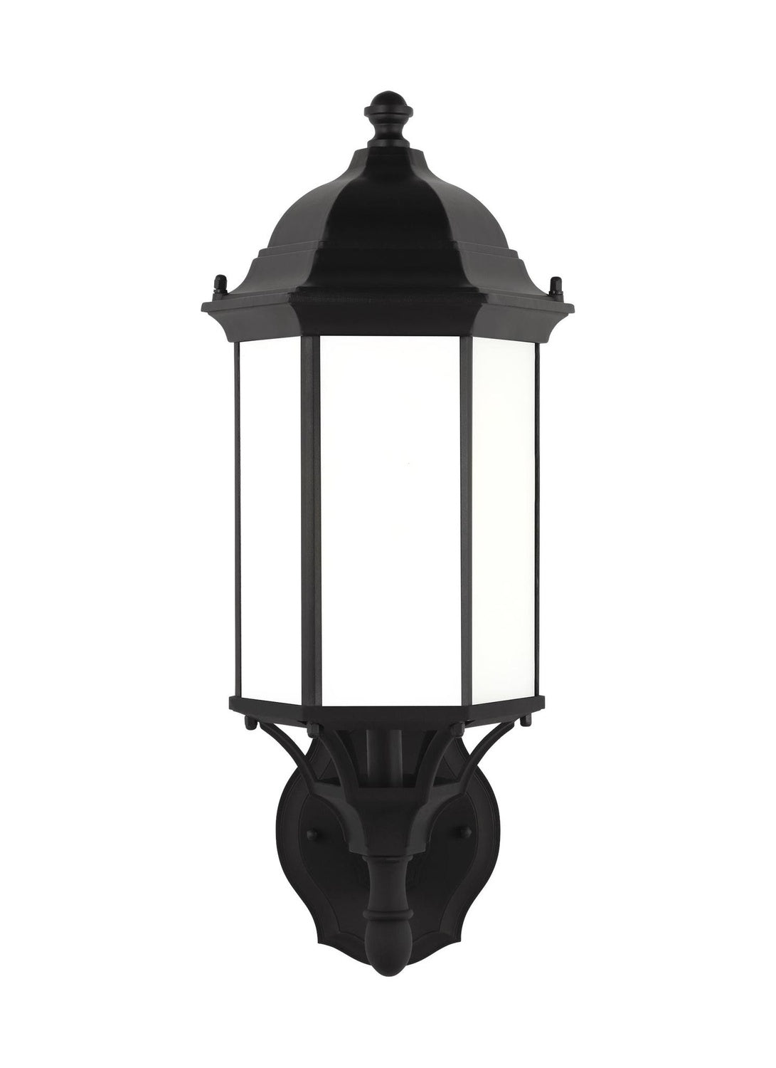 GENERATION LIGHTING, SEVIER ONE LIGHT UPLIGHT OUTDOOR WALL LANTERN, OUTDOOR WALL LIGHTS