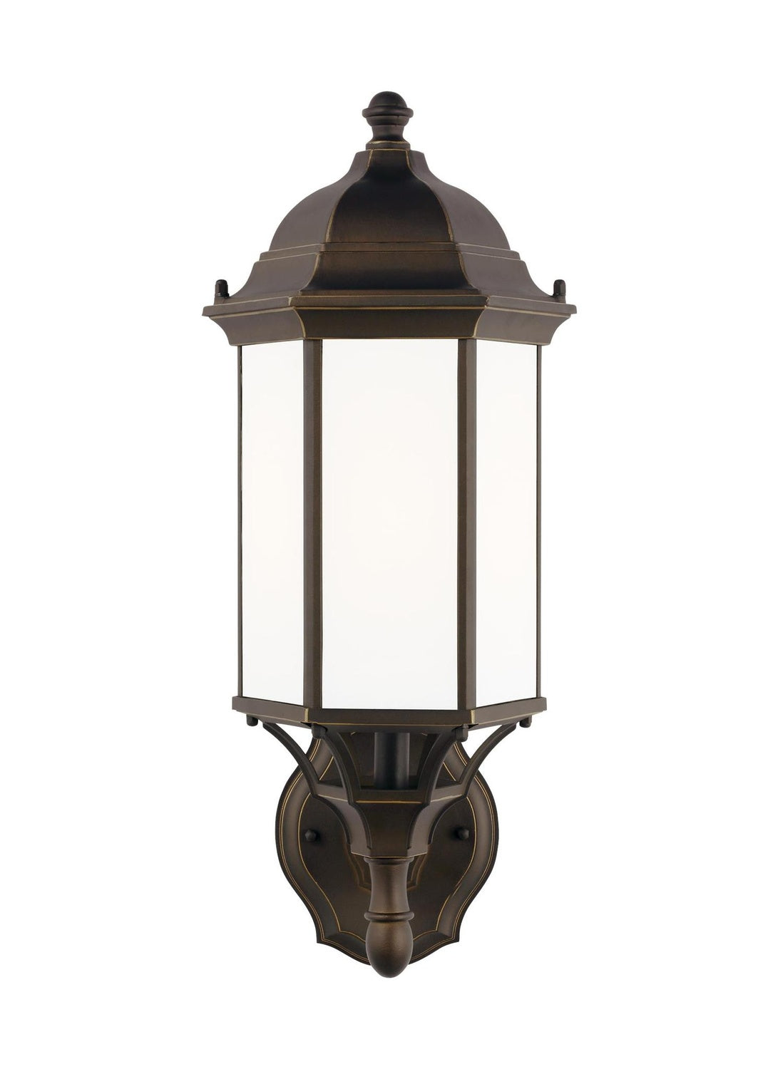 GENERATION LIGHTING, SEVIER ONE LIGHT UPLIGHT OUTDOOR WALL LANTERN, OUTDOOR WALL LIGHTS