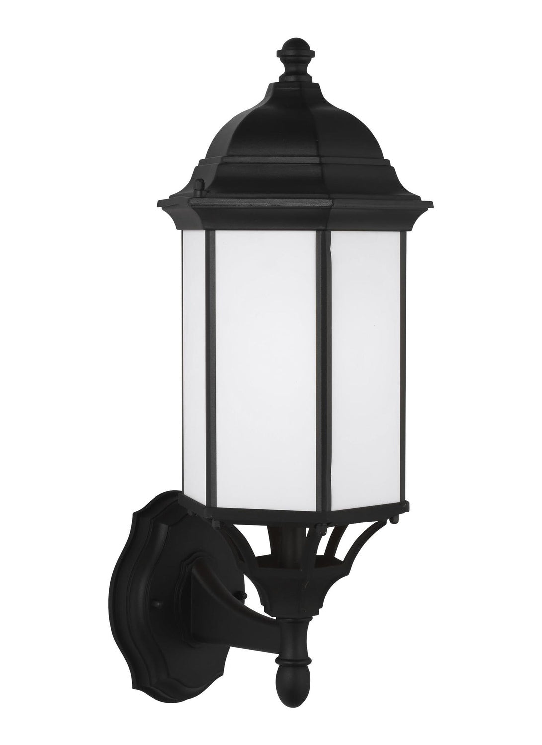 GENERATION LIGHTING, SEVIER ONE LIGHT UPLIGHT OUTDOOR WALL LANTERN, OUTDOOR WALL LIGHTS