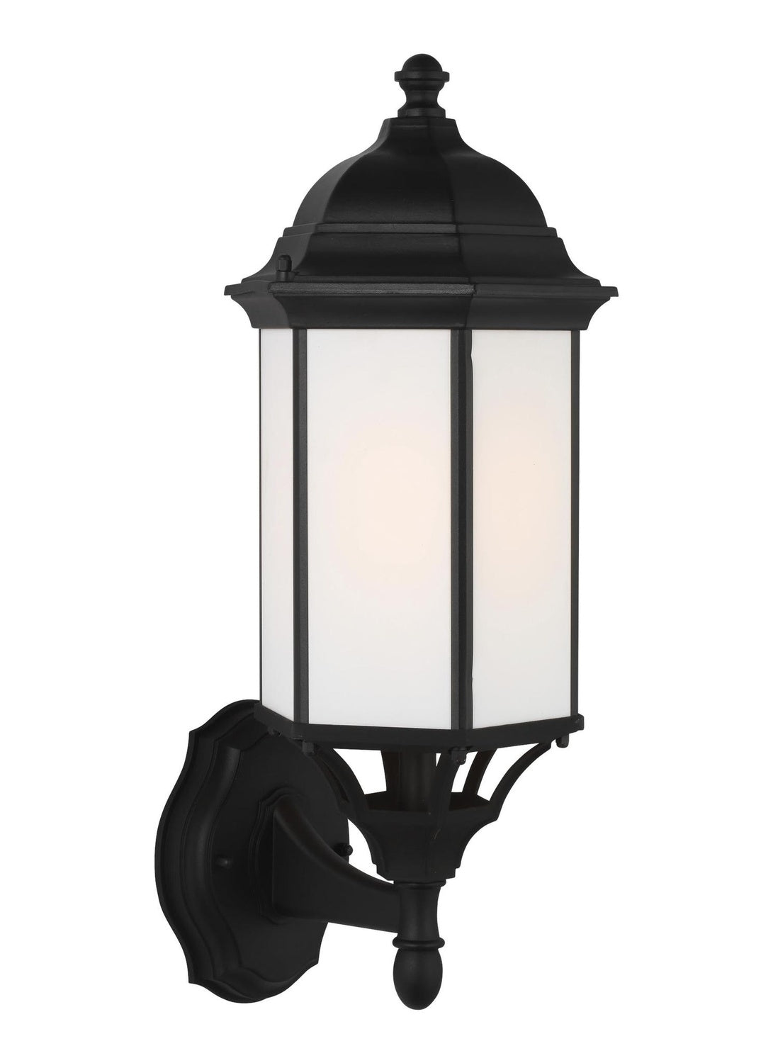 GENERATION LIGHTING, SEVIER ONE LIGHT UPLIGHT OUTDOOR WALL LANTERN, OUTDOOR WALL LIGHTS