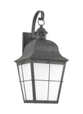 GENERATION LIGHTING, CHATHAM ONE LIGHT OUTDOOR WALL LANTERN, OUTDOOR WALL LIGHTS