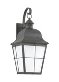 GENERATION LIGHTING, CHATHAM ONE LIGHT OUTDOOR WALL LANTERN, OUTDOOR WALL LIGHTS