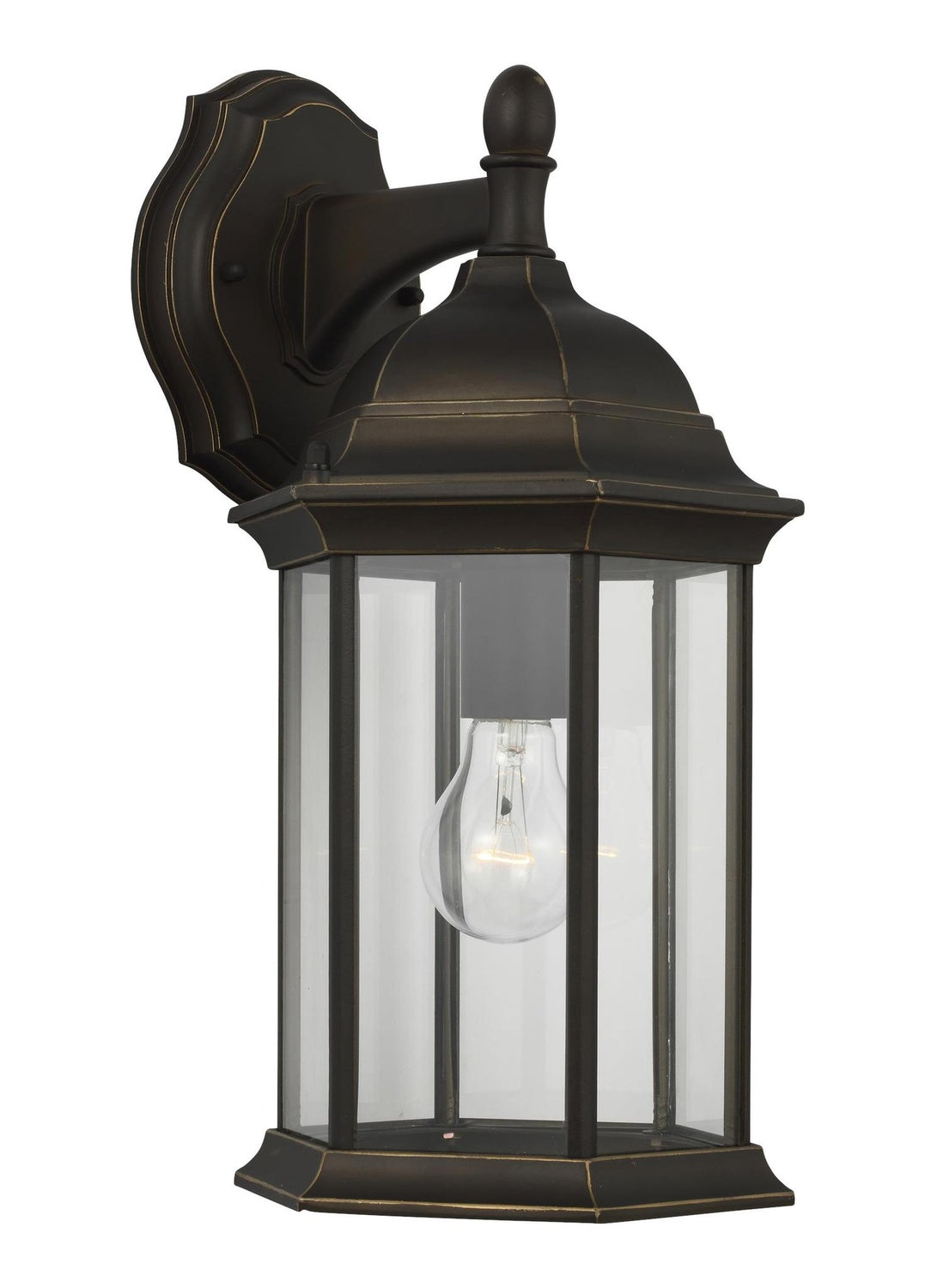GENERATION LIGHTING, SEVIER ONE LIGHT DOWNLIGHT OUTDOOR WALL LANTERN, OUTDOOR WALL LIGHTS