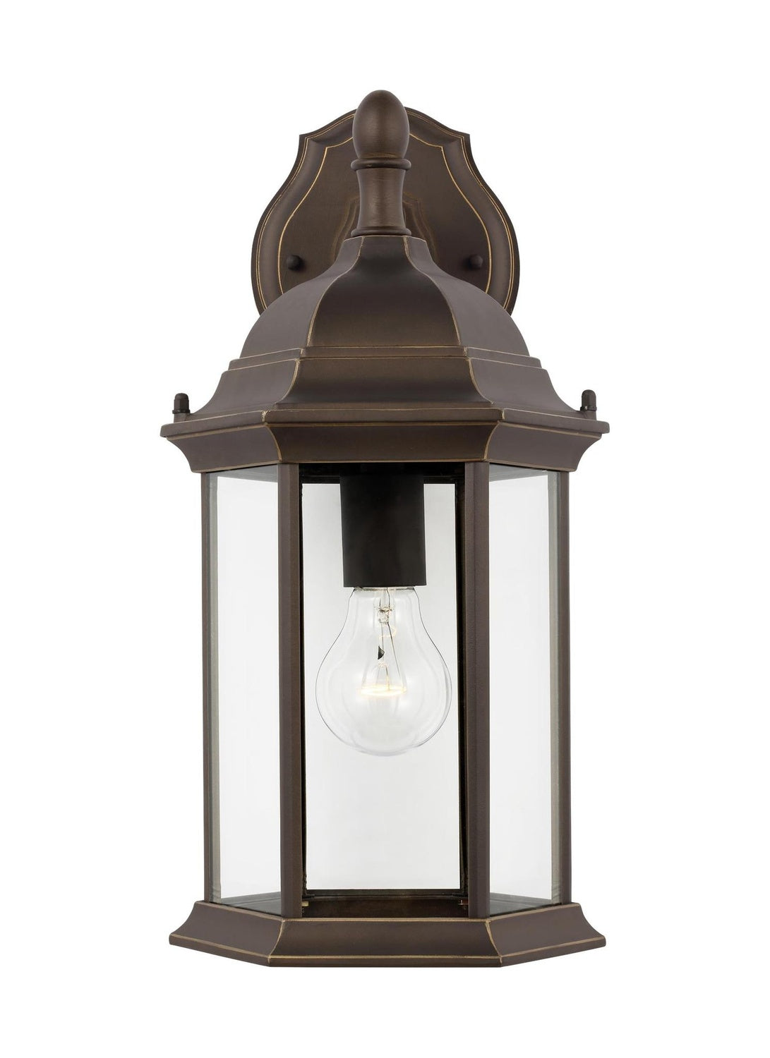 GENERATION LIGHTING, SEVIER ONE LIGHT DOWNLIGHT OUTDOOR WALL LANTERN, OUTDOOR WALL LIGHTS
