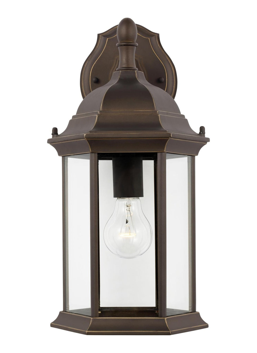 GENERATION LIGHTING, SEVIER ONE LIGHT DOWNLIGHT OUTDOOR WALL LANTERN, OUTDOOR WALL LIGHTS