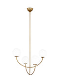VISUAL COMFORT STUDIO, GALASSIA FOUR LIGHT CHANDELIER, CHANDELIER LIGHT