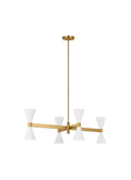 VISUAL COMFORT & CO., ALBERTINE LINEAR CHANDELIER, CHANDELIER LIGHT