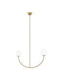VISUAL COMFORT & CO., GALASSIA GRAND LINEAR CHANDELIER, CHANDELIER LIGHT