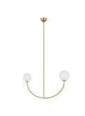 VISUAL COMFORT STUDIO, GALASSIA GRAND LINEAR CHANDELIER, CHANDELIER LIGHT