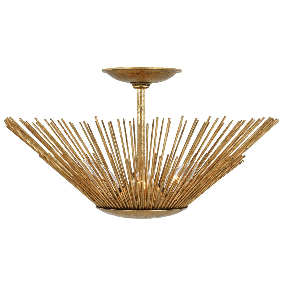 VISUAL COMFORT STUDIO, HELIOS SEMI-FLUSH MOUNT, SEMI FLUSH MOUNT LIGHT