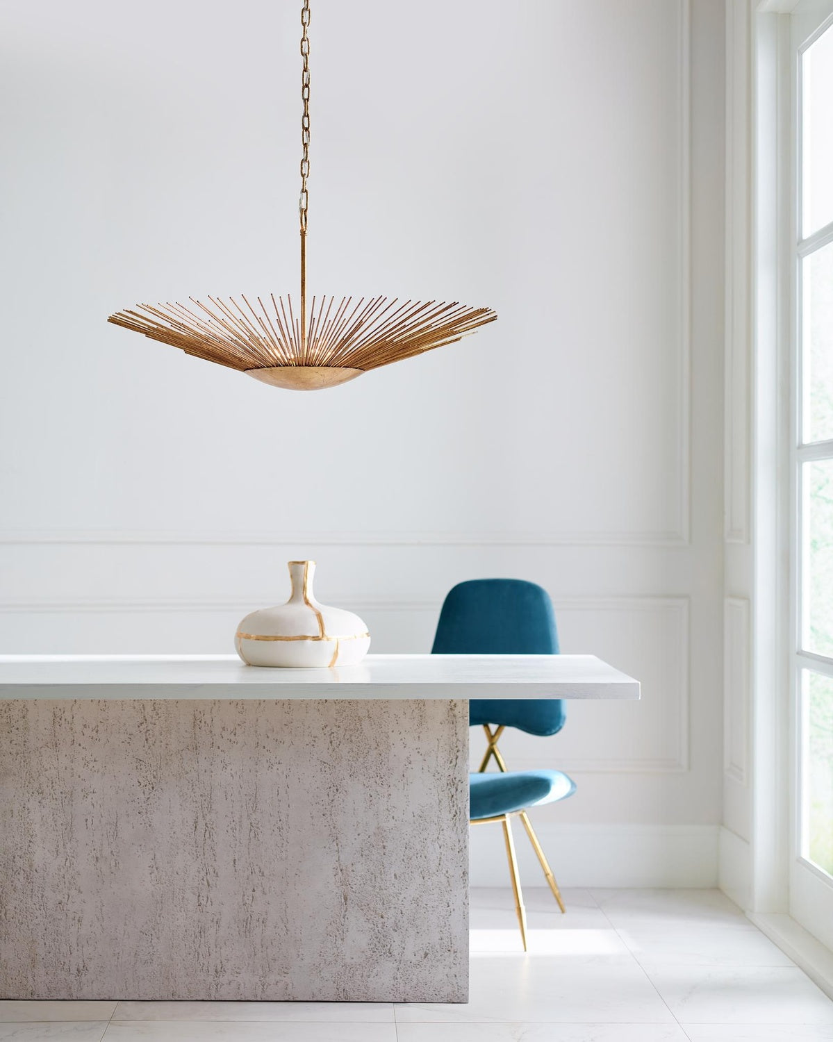 VISUAL COMFORT & CO., HELIOS WIDE PENDANT, PENDANT LIGHT